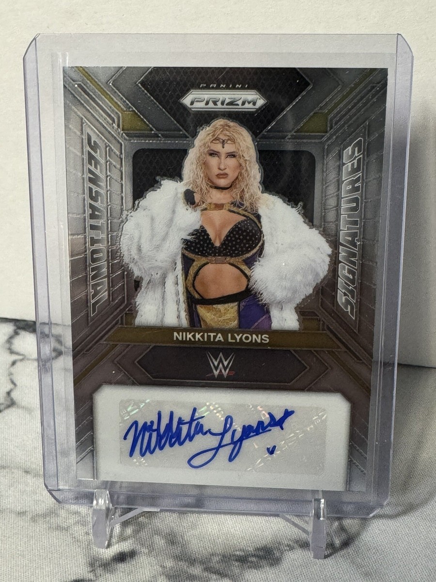 Panini WWE Prizm 2024 Sensational Signatures Nikkita Lyons | eBay