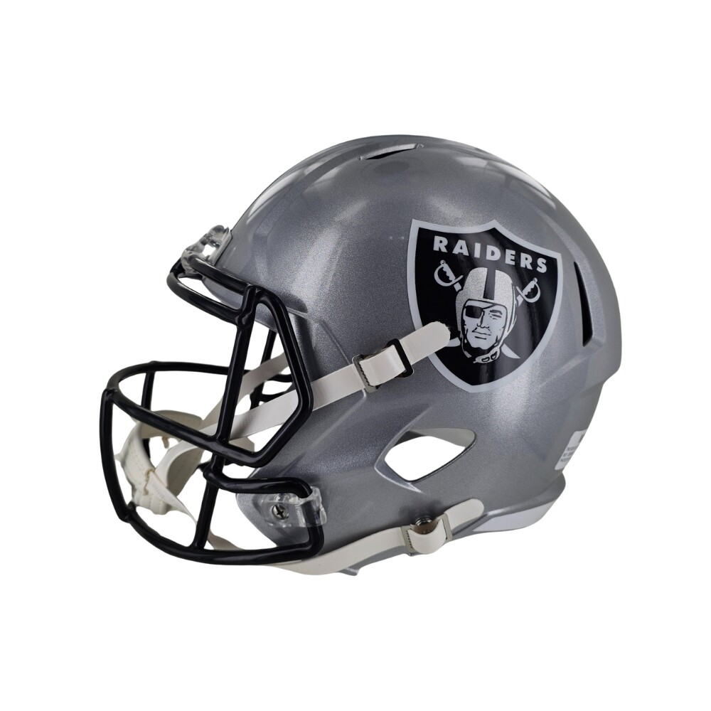 Las Vegas Raiders SPEED Full Size Replica Football Helmet with Black Mask