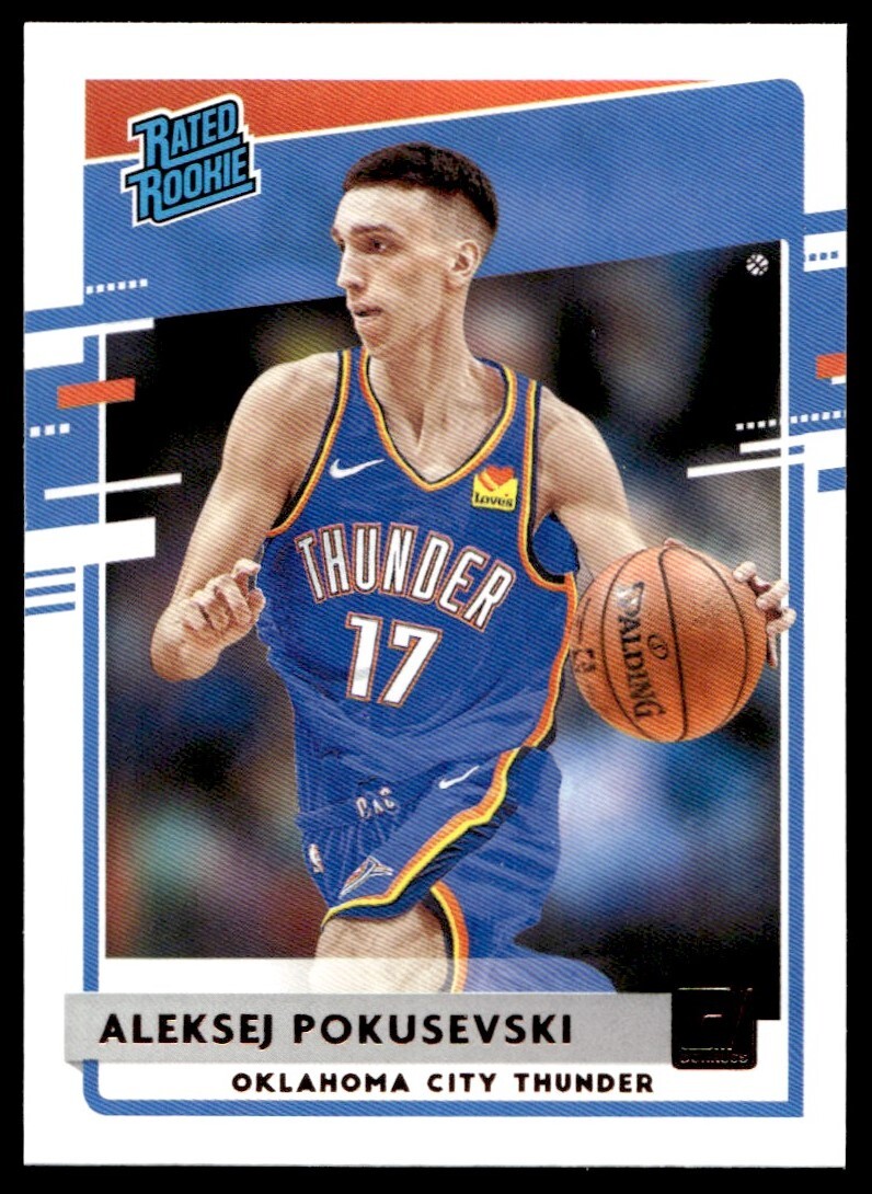 2020-21 Donruss Aleksej Pokusevski Rookie G27 Oklahoma City Thunder #209
