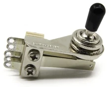 1x Switchcraft Right-angle “L-Type” 3-Way Toggle With Black Switchcraft Tip