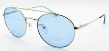 Calvin Klein CK18116S 046 Men's Sunglasses Aviator Round 52-19-140 Nickel / Blue