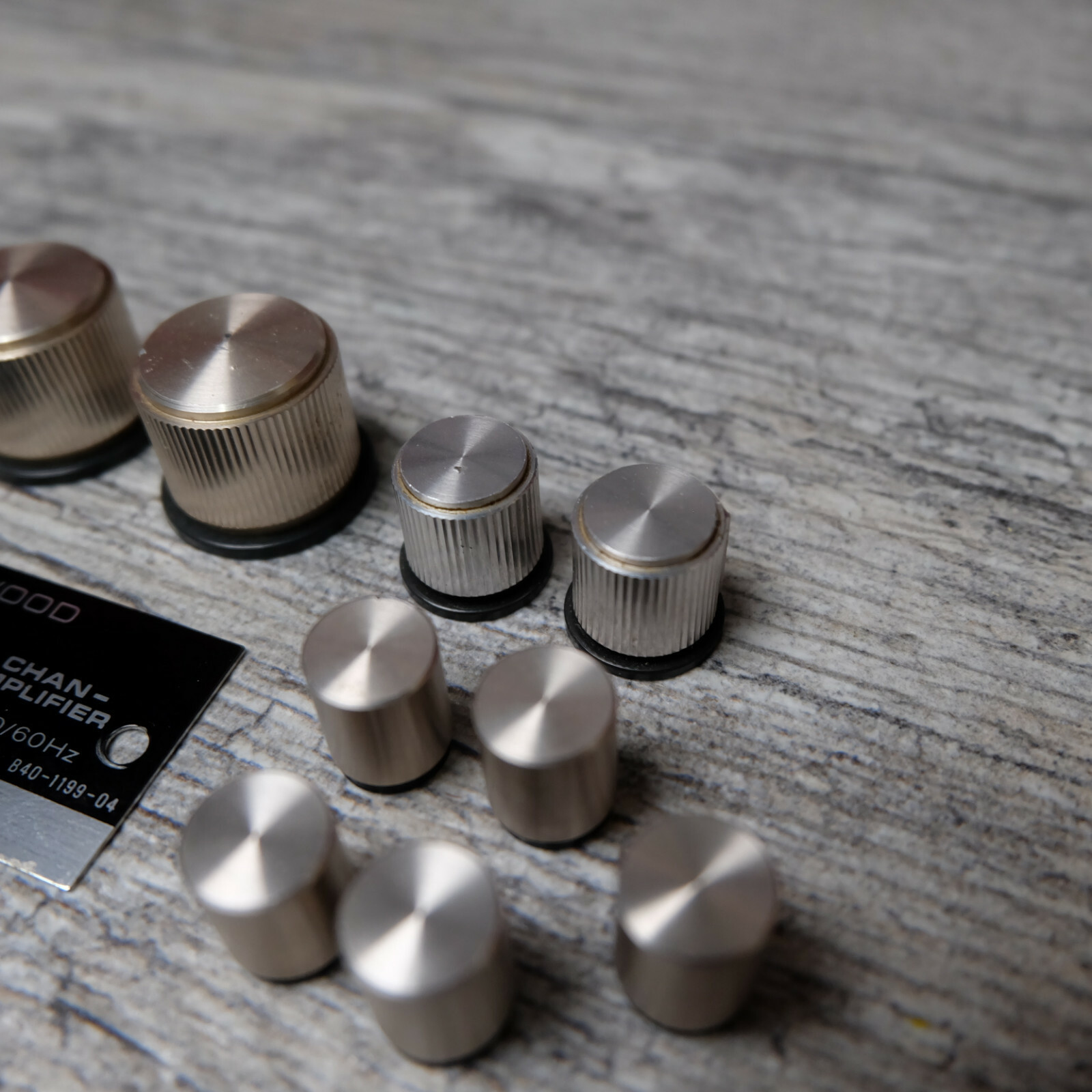 Kenwood Receiver Model KR9040 Lot of 10 Turn & Push Knobs eBay