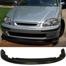Fits 96-98 Honda Civic Ek Jdm First Molding Style Front Bumper Lip Unpainted Pu Fits 96-98 Honda Civic Ek Jdm First Molding Style Front Bumper Lip Unpainted Pu