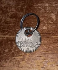 Vintage Record & Detach H FA1433 Keychain