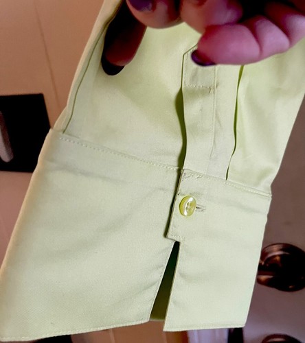 Chicos Blouse No Iron Top Button Front Lg Sleeve No Wrinkle EUC Chicos Sz 3 (XL) - Picture 5 of 6