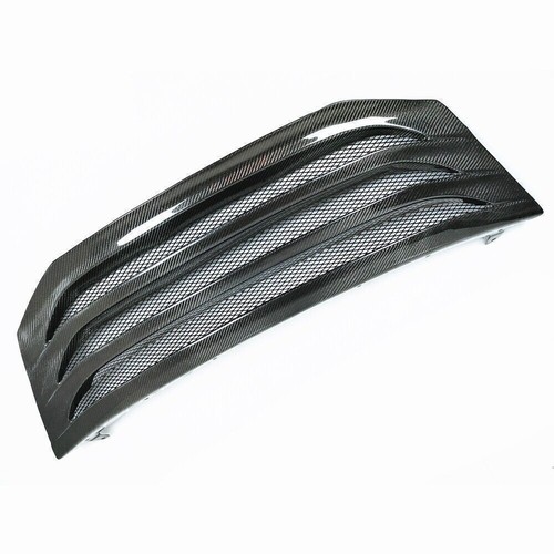 Car Front Bumper Grill Grille For 2013-2016 Honda Crosstour Carbon Fiber Black - Picture 2 of 6