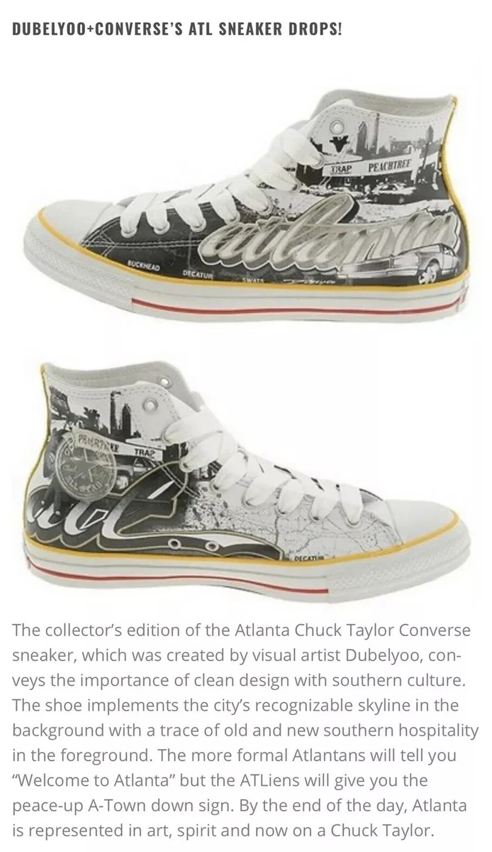 Philadelphia bekennen dichtbij Atlanta Chuck Taylor Converse Artist Dubelyoo COLLECTORS ITEM RARE NEW SIZE  36.5 | eBay