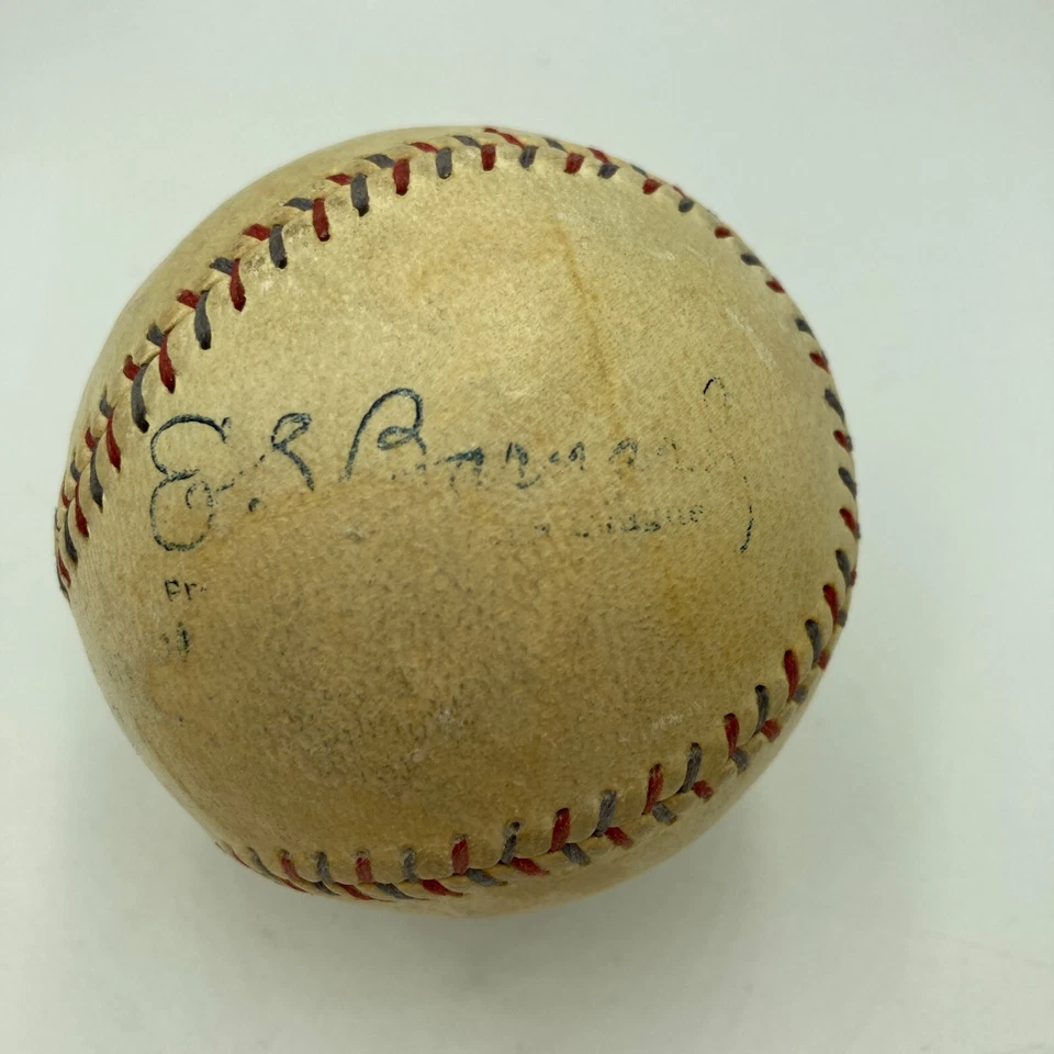 Lefty Grove Playing Days Signed 1929 American League Baseball JSA COA - Image 3 of 4