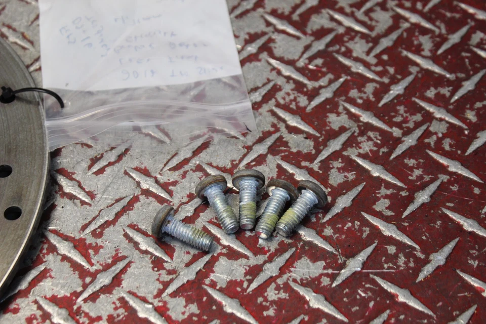 Harley Davidson Tri Glide 2012 rotor de freno delantero izquierdo con pernos 4,71 mm Tr1 Foto 4 de 4