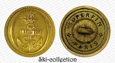 Bouton Officiers de Marine (1852-1870) Napoléon III°. France. 18 mm