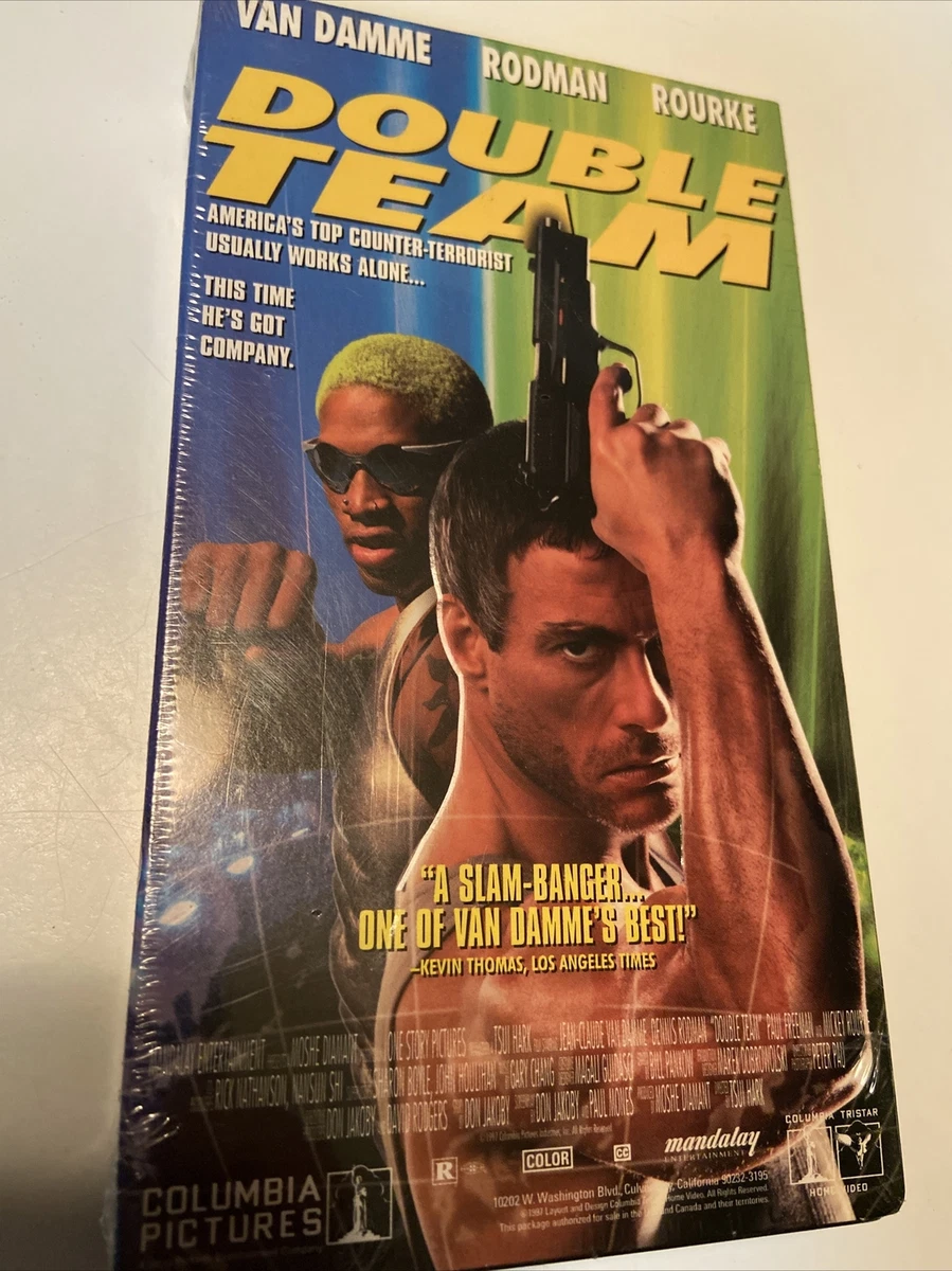 Double Team VHS 1997 Dennis Rodman Jean Claude Van Damme SEALED