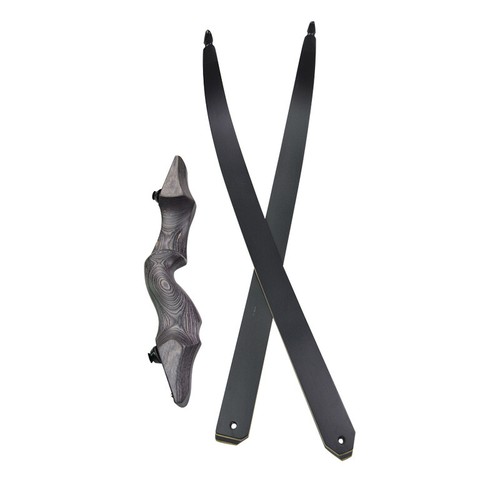 60" Takedown Recurve Bow 25-65lbs Archery Bamboo Core Limbs Hunt Right Left Hand - Picture 8 of 12