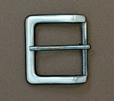New 1 1/2" pin buckle 69 man/women brushed antique nickel color finish