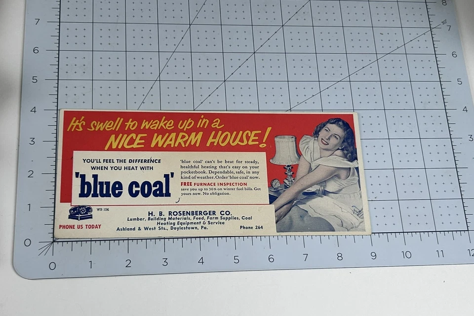 Blotter de tinta HB Rosenberger carbón azul Doylestown PA Foto 3 de 3