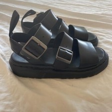 Women's Dr Marten Black Gryphon Leather Sandals  UK Size 5