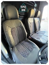 SEAT COVERS FOR VOLKSWAGEN CRAFTER NEW DESIGN WITH HEXAGON STITCHING