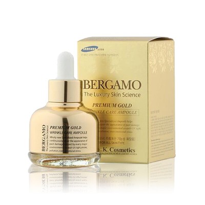 BERGAMO Premium Gold Wrinkle Care Ampoule 30ml