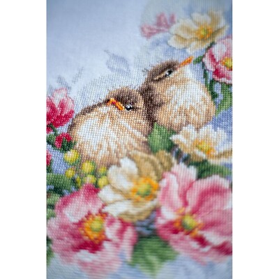 Kit point de croix  Gardiens des fleurs 0185003  Lanarte