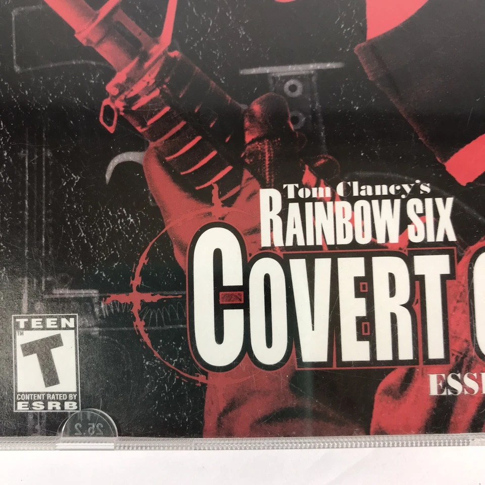 Tom Clancy's Rainbow Six: Covert Ops Essentials 2 Disc Set Vintage PC 2000 Teen - Image 2 of 4