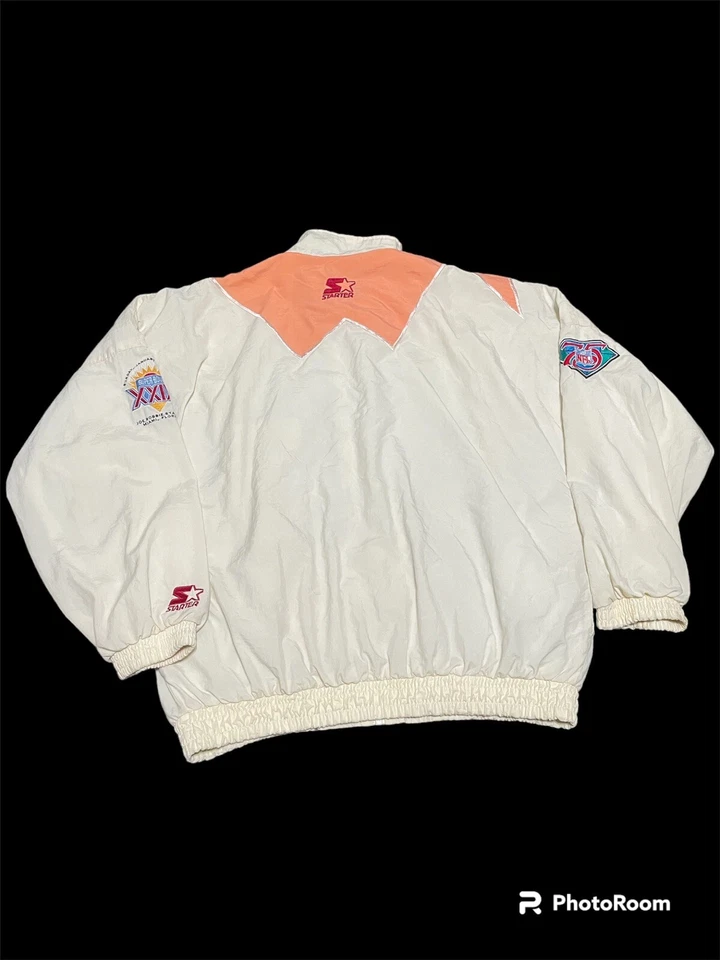 Vtg Starter Super Bowl XXIX San Diego Chargers San Francisco 49ers Jacket Sz L - Image 2 of 4