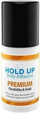 Hold Up Body Adhesive Premium, Roll-On Applicator Pantyhose, Socks, Glue - 2 oz