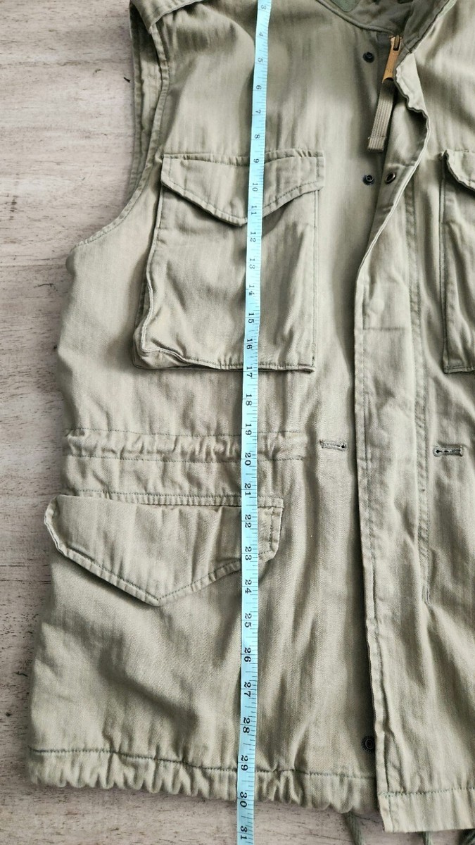 Vintage Ralph Lauren Denim & Supply HBT Vest M65 Sleeveless Vintage Ralph Lauren Denim & Supply HBT Vest M65 Sleeveless