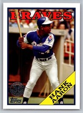 2023 topps baseball series 2 hank aaron 1988 topps #28