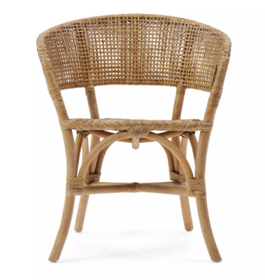 Riviera Maison Fairfax Dining Armchair Eßzimmerstuhl Rattan mit Armlehnen 