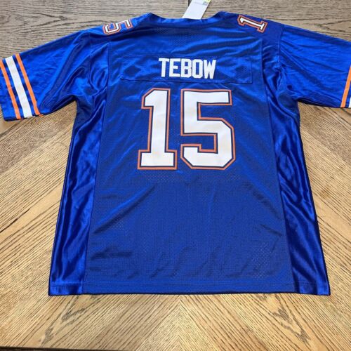 Tim Tebow #15 Florida Gators SEC Nike Authentic Stitched Jersey L Recycled Fiber - Picture 11 of 11