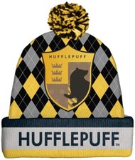 New Spoontiques Beanie Hat One Size Harry Potter House HUFFLEPUFF Yellow Unisex