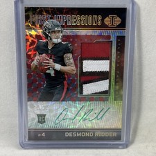 2022 illusions Desmond Ridder RPA Green Ink FOTL #10/10 AUTO First Impressions