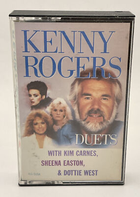 Kenny Rogers Duets Cassette w/ Kim Carnes, Sheena Easton & Dottie West