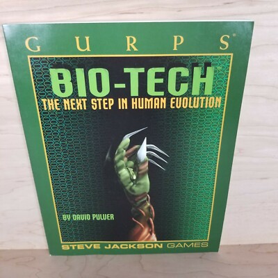 6524 Bio-Tech: Next Step in Human Evolution Gurps Steve Jackson Games