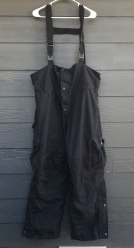 Stearns Dry Wear Rain Pants Bib Overalls Men's XL Black Hunting Fishing Tactical - Picture 1 of 16