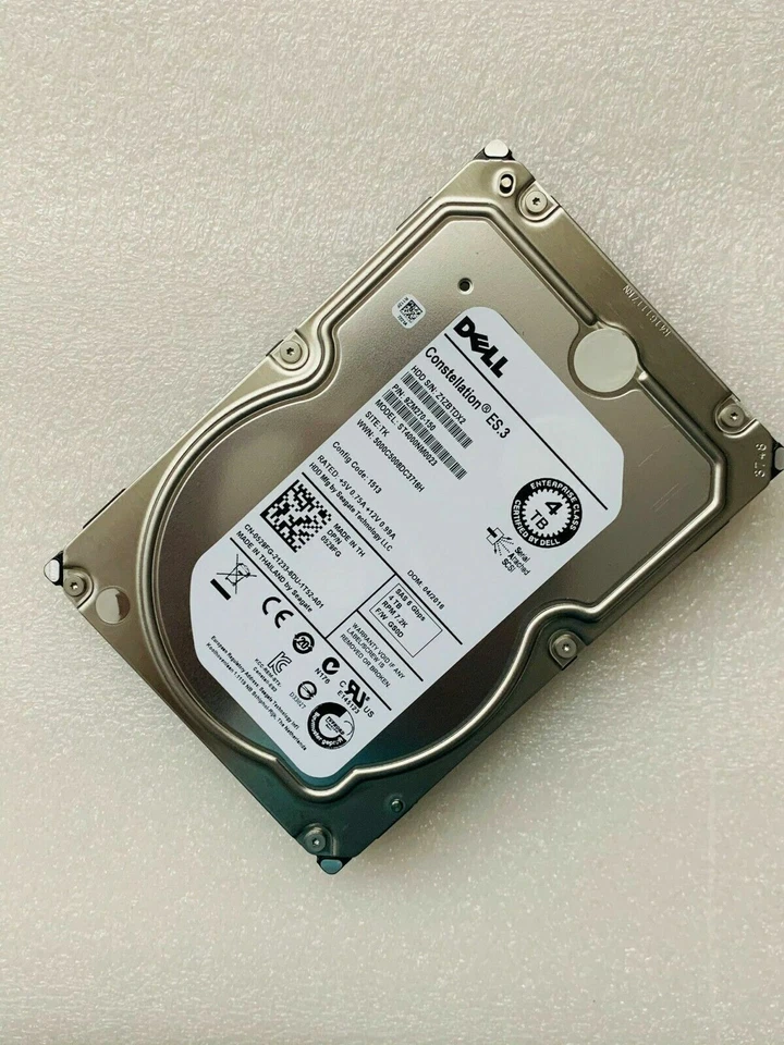 NEW Dell 529FG ST4000NM0023 4TB 7.2K 6G 128MB Cache 3.5" SAS HDD Hard Drive - Image 4 of 4
