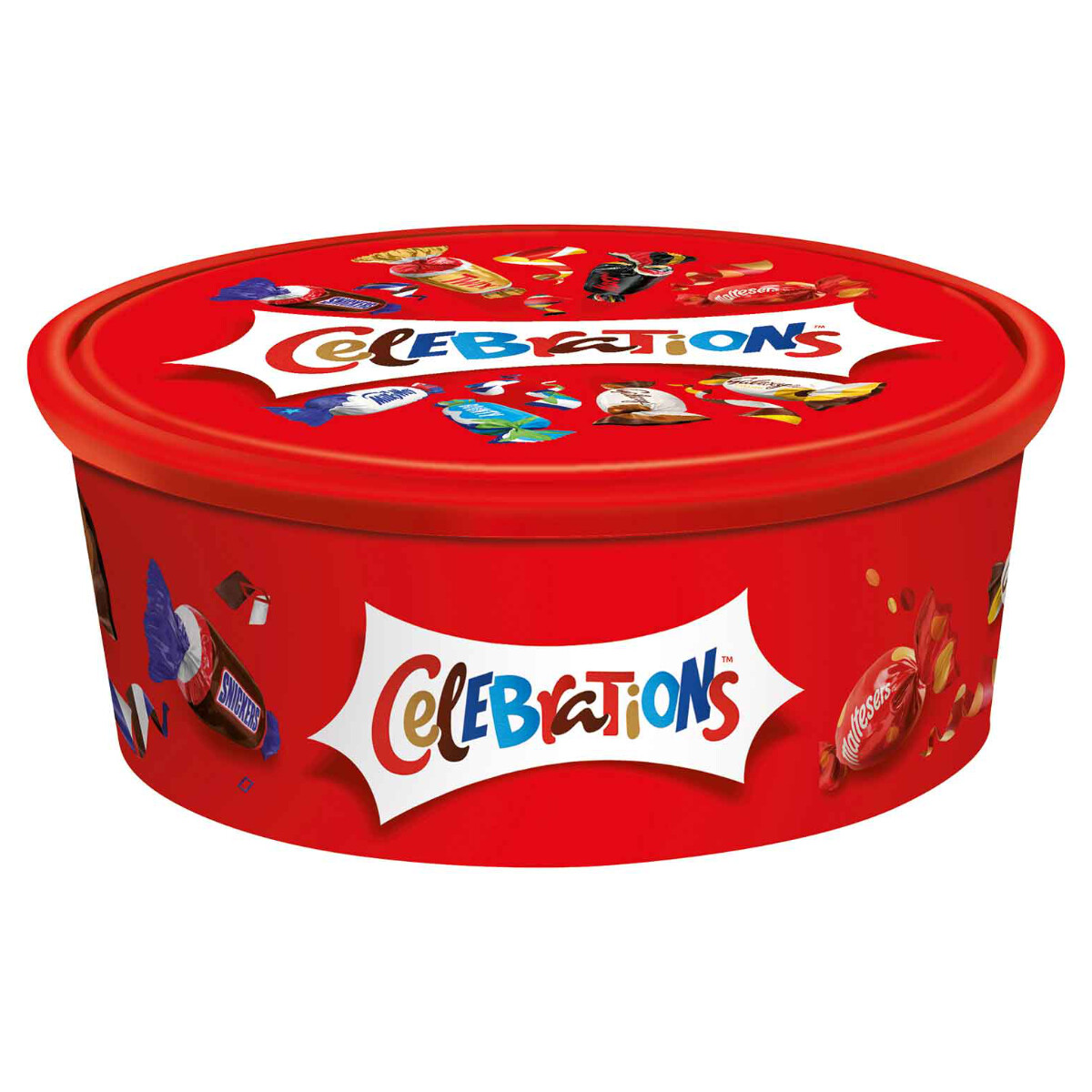 Caja De Regalo De Celebraciones Con Chocolates Pralinés 8 Variedades 650g