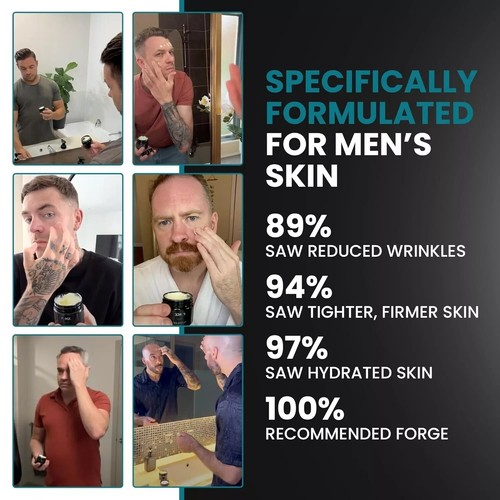 Forge Skin Beef Tallow Based Anti-Wrinkle Face Balm for Men (50g / 1.76 oz) - Picture 2 of 3
