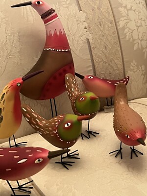 Wood Birds7 Piece Very Beautiful A Must Have.
