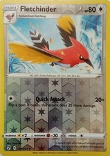 139/203 FLETCHINDER REVERSE HOLO EVOLVING SKIES POKEMON CARD