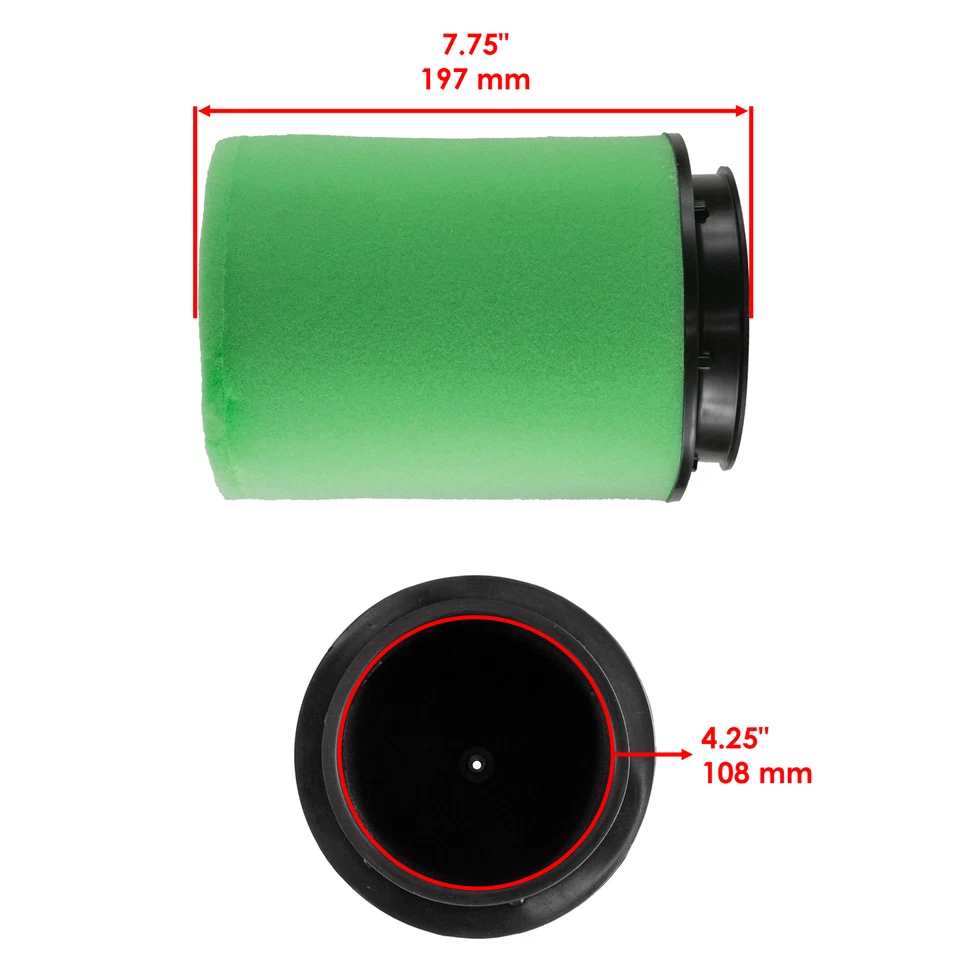 Air Filter Cleaner Element For Honda TRX450ER Electric Start 06-2009 2012-2014 - Image 2 of 4