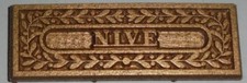 Peninsular War Army Gold Medal Clasp Ribbon Bar Wellington NIVE Battle Spain BEF