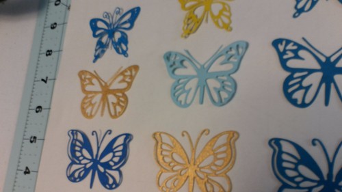 Paper Embellishments Bundle 50 & 45 flower Packs, 30 Hearts, & 20 Butterflies - Picture 7 of 8