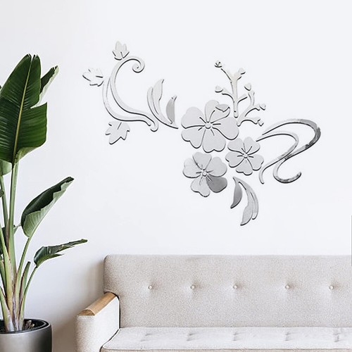 Acrylic Mirror Wall Sticker Decal Art Wall Stickers Removable Home Room Decor - Picture 10 of 18