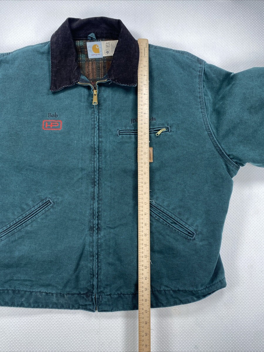 Carhartt J43 HTG Detroit Jacket Union USA Hunter Green XXL Carhartt J43 HTG Detroit Jacket Union USA Hunter Green XXL