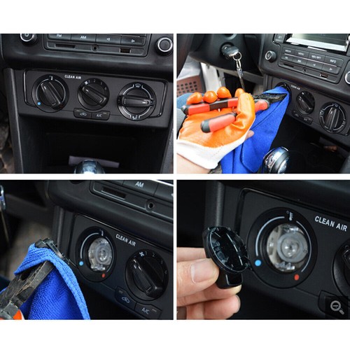 3x for Ford Focus MK2 MK3 Mondeo C/S-max Air Conditioner Switch Knob Button Trim - Picture 12 of 12