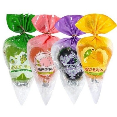 Korean KYOHO JELLY Black Grape Jelly Gummy - 4Flavor, 180g X 4