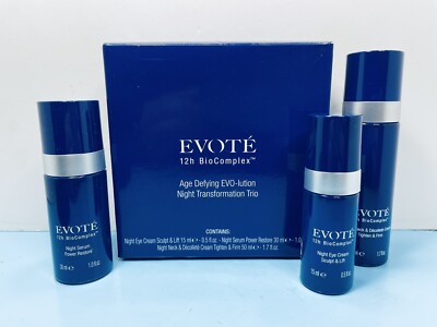 EVOTE - 12H BIO COMPLEX - AGE DEFYING EVO-LUTION NIGHT TRANSFORMATION TRIO - NEW