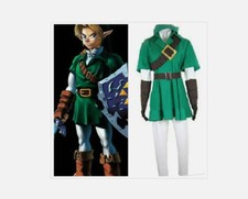 The Legend of Zelda Zelda Link Cosplay Costume csddlink outfit full set