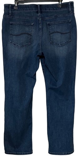 Women's Lee Regular Fit Straight Leg Mid-Rise Flex Motion Denim Jeans Size 16S - Picture 2 of 16