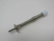 Gate House Economy Spring Door Stop 3-in Flexible Satin Nickel S849-473